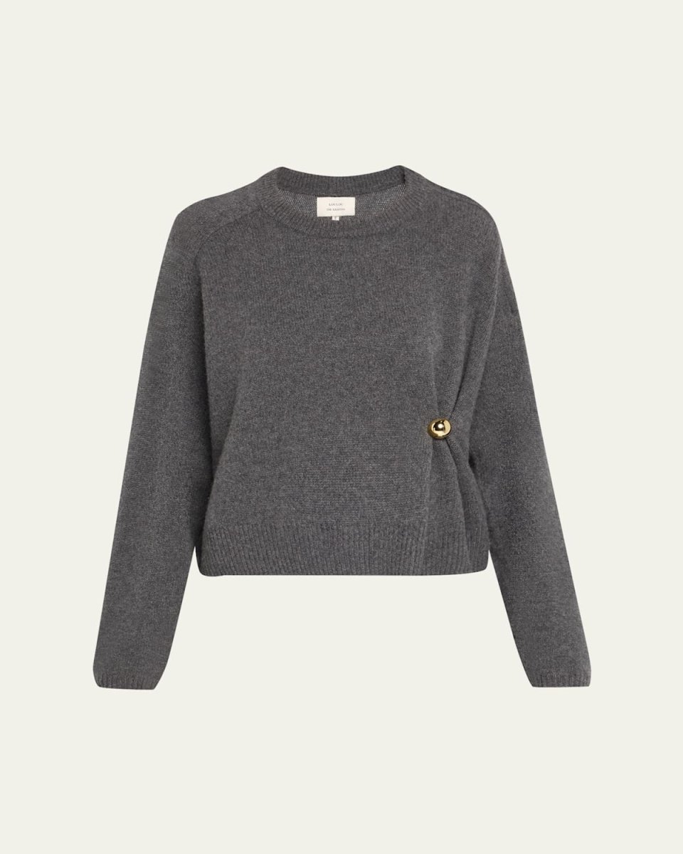 Bill Draped Cashmere Sweater